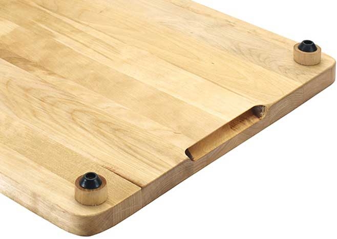 Winco Wooden Carving Board with Channel, 20 x 16 x 1 inch -- 4 per case