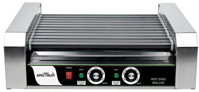 Winco Spectrum RollRight Non Stick 11 Rollers Hot Dog Roller with Teflon Coating -- 1 set