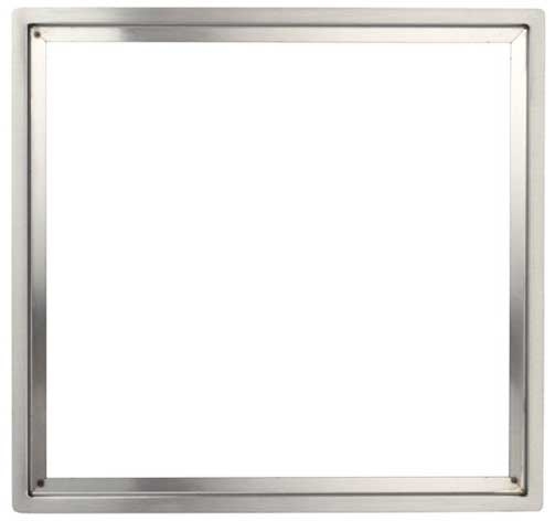 Winco Stainless Steel Trim Ring for Drop In Induction Cooker, 13 5/8 x 14 3/8 x 3/8 inch