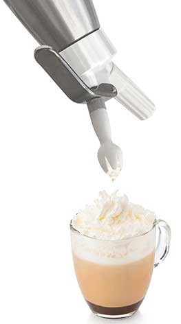 Winco Aluminum Whipped Cream Dispenser, 1 Pint -- 12 per case
