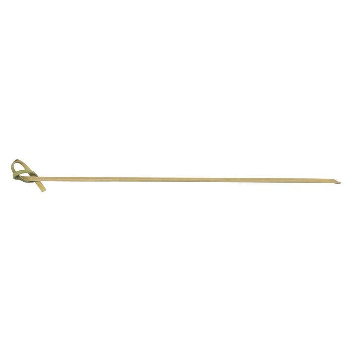 Winco Knotted Top Decorative Bamboo Food Pick, 7 inch Length - 100 pieces per pack -- 120 packs per case