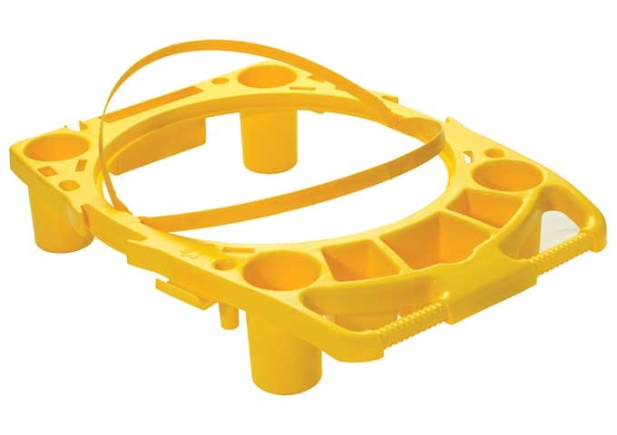 Winco Polyethylene Container Caddy for 44 Gallon Trash Can -- 5 per case