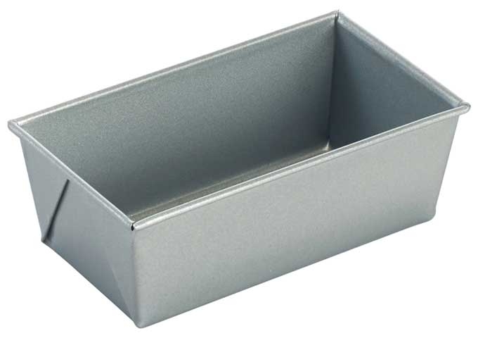 Winco Aluminized Steel Loaf Pan with Silicon Glaze, 5 5/8 x 3 1/8 x 2 1/4 inch -- 24 per case
