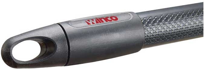 Winco Black Fiberglass Broom Handle With Textured Grip, 48 X 1 X 1 Inch -- 12 Per Case