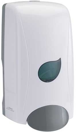 Winco Pur-Clean White Manual Liquid Soap Dispenser, 1000 Milliliter -- 24 per case