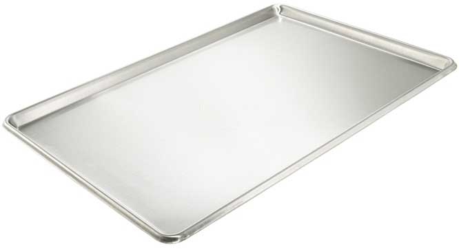 Winco 18/8 Stainless Steel 20 Gauge Open Bead Full Size Sheet Pan, 18 x 26 inch -- 6 per case