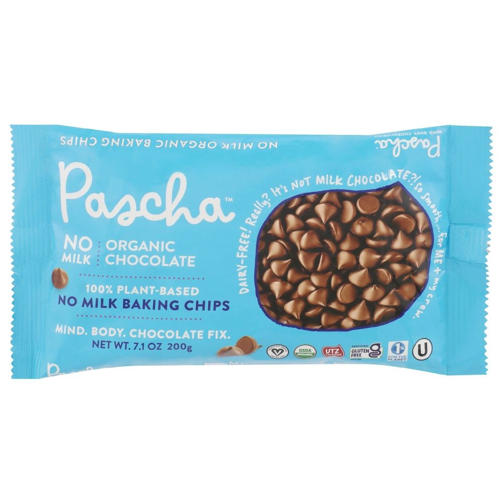 Pascha Chocolate Baking Chip with Rice Milk, 7 Ounce -- 8 per case