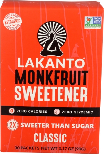 Lakanto Classic Monkfruit Sweetener, 3.17 Ounce -- 8 per case