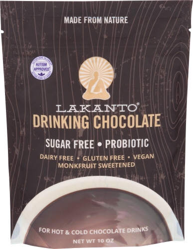 Lakanto Drinking Chocolate Cocoa Mix, 10 Ounce -- 8 per case