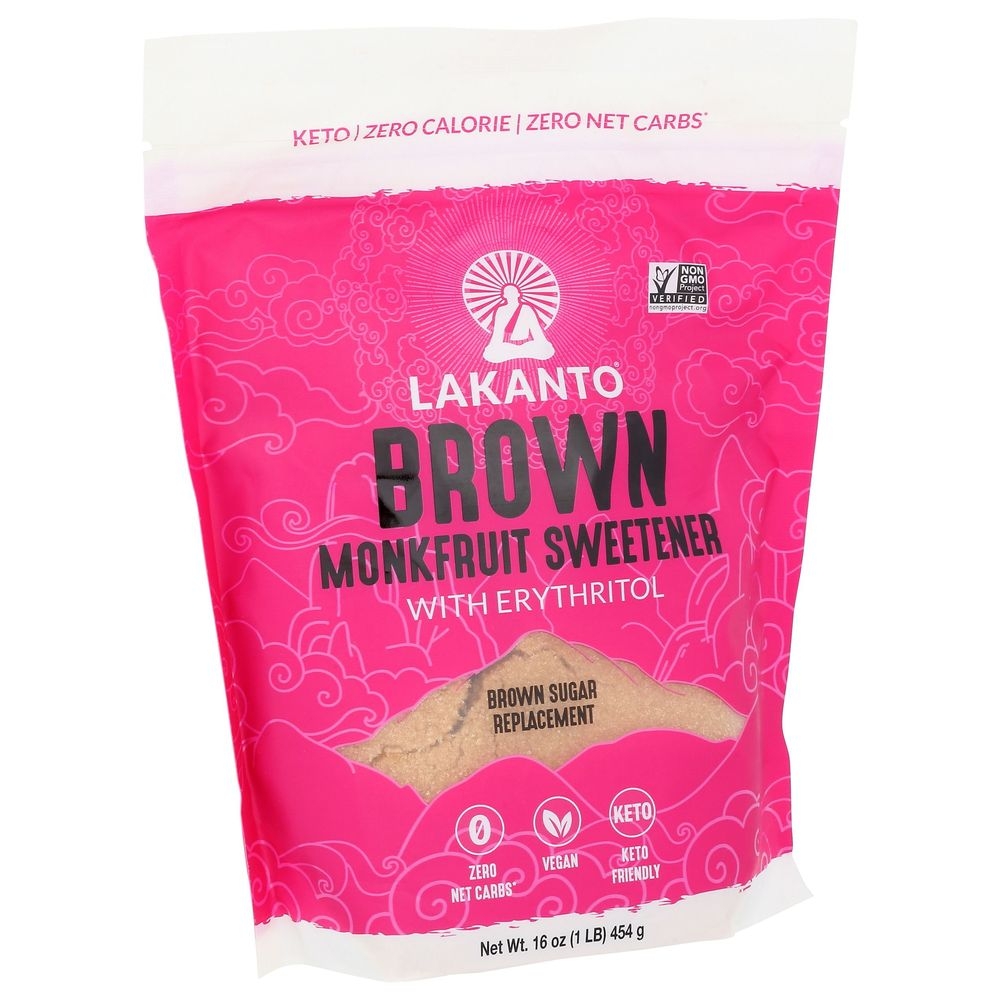 Lakanto Brown Monkfruit Sweetener, 16 Ounce -- 8 per case
