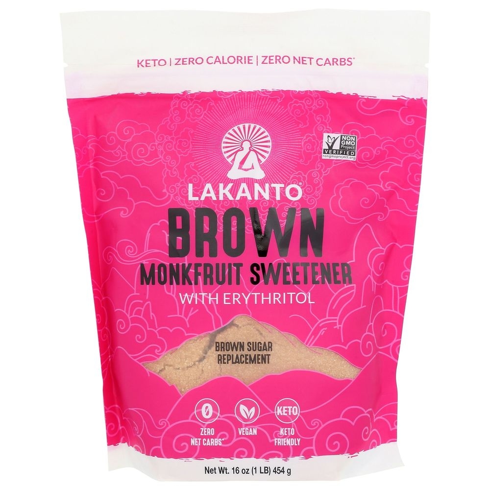 Lakanto Brown Monkfruit Sweetener, 16 Ounce -- 8 per case
