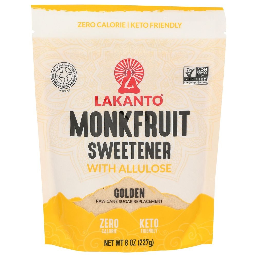 Lakanto Golden Monk Fruit Sweetener with Allulose, 8 Ounce -- 10 per case