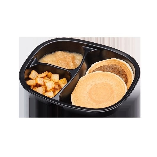 Golden Gourmet Buttermilk Pancakes with Turkey Sausage Patty, 10.5 Ounce -- 20 per case.
