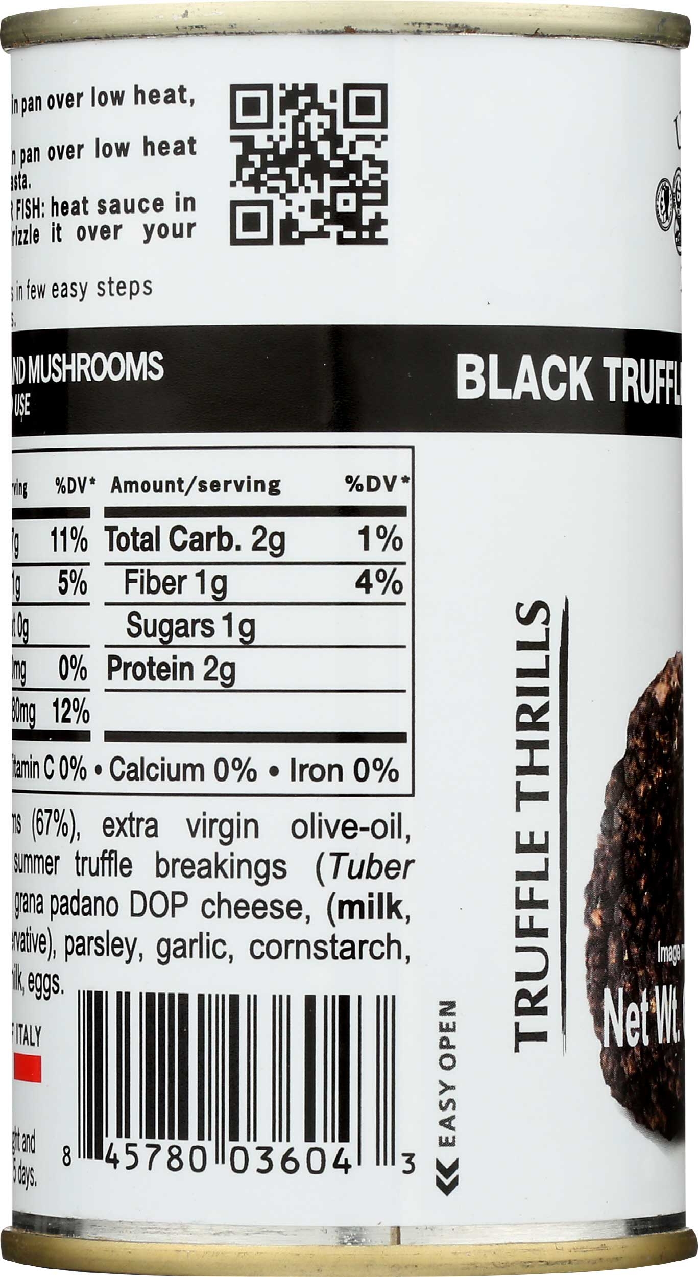 Urbani Truffles Black Truffle and Mushroom, 180 Gram -- 6 per case