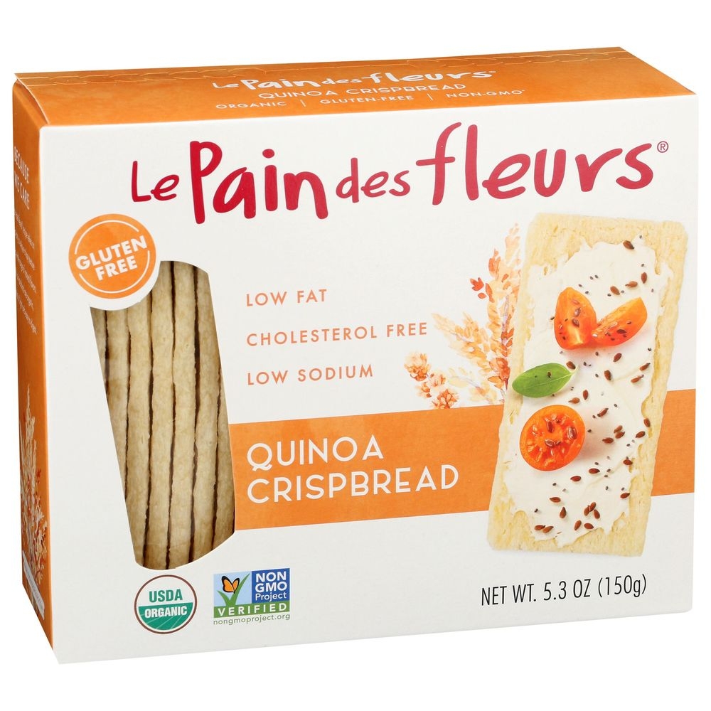 Le Pain Des Fleurs Quinoa Crispbread, 5.3 Ounce -- 6 per case