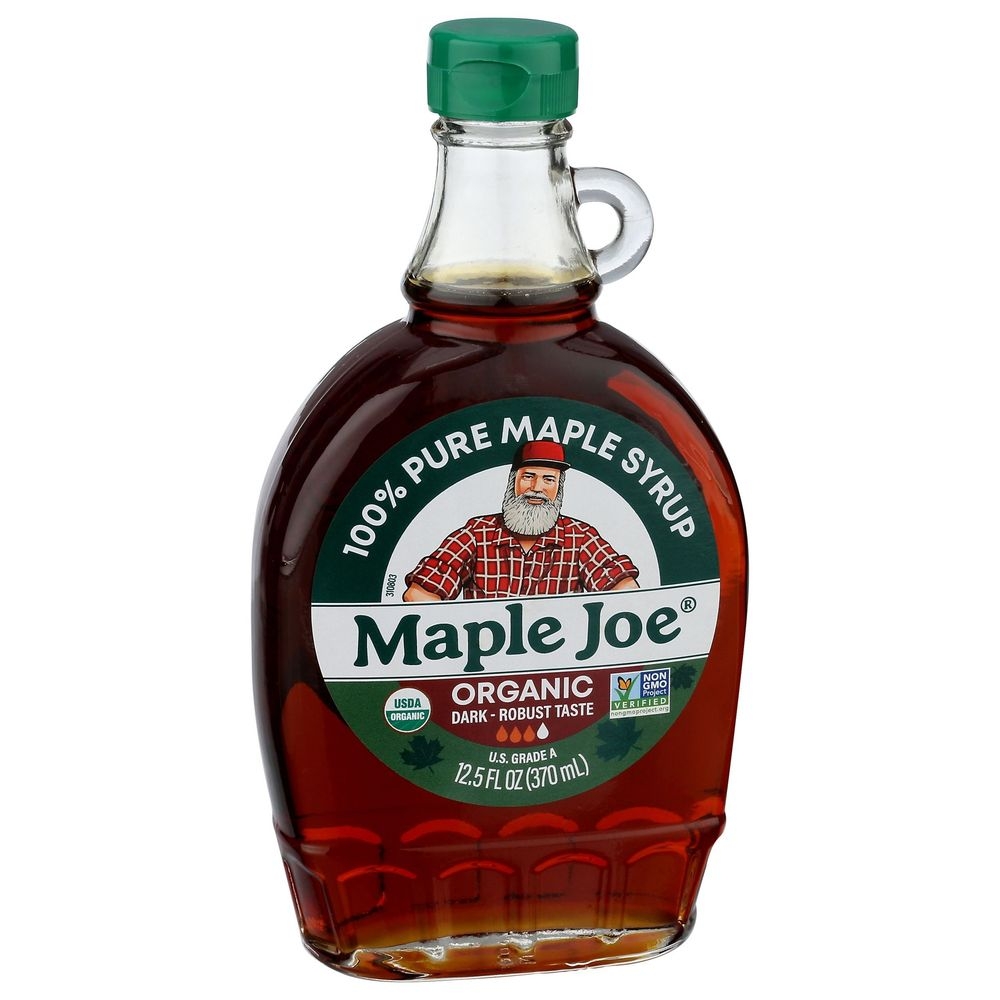 Maple Joe Organic Pure Maple Syrup, 12.5 Fluid Ounce -- 12 per case