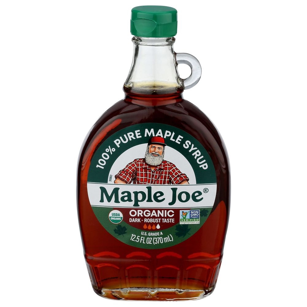 Maple Joe Organic Pure Maple Syrup, 12.5 Fluid Ounce -- 12 per case