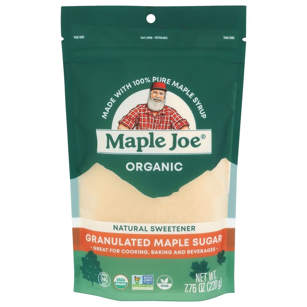Maple Joe Organic Granulated Maple Sugar, 7.76 Ounce -- 12 per case