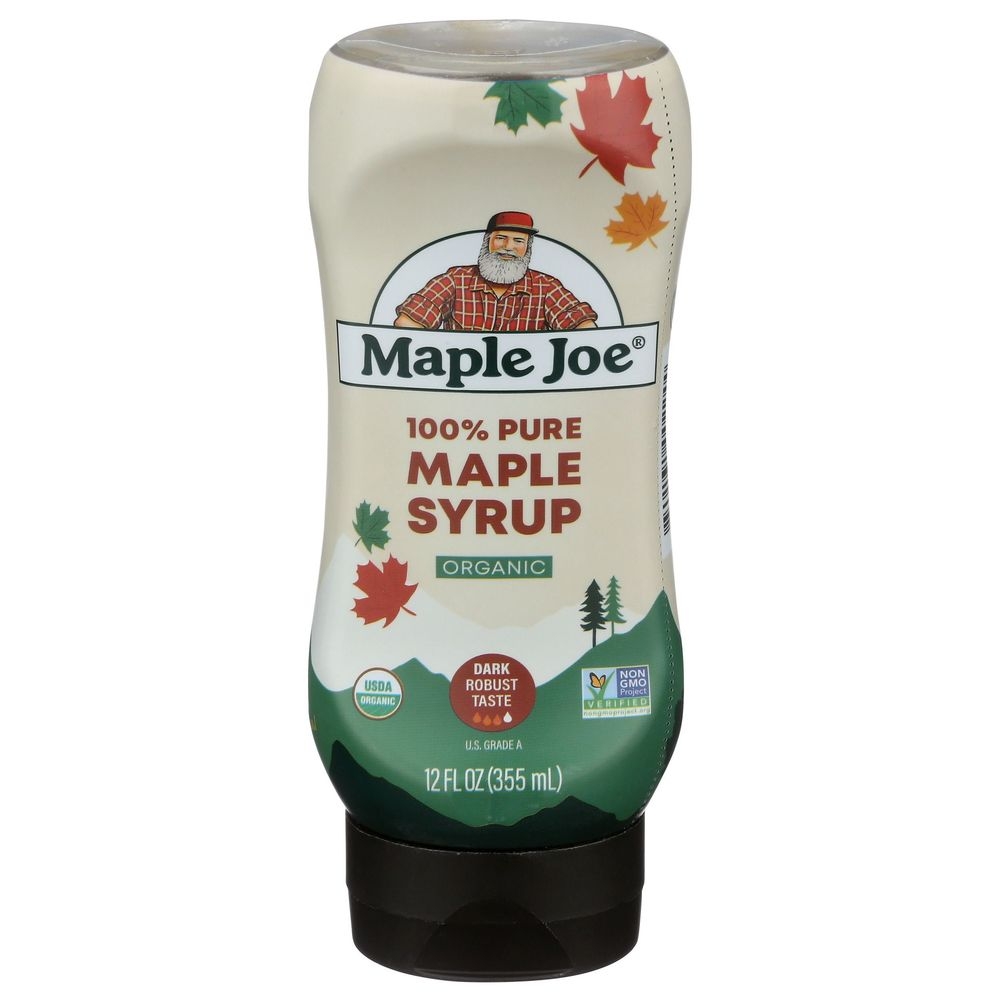 Maple Joe Organic Pure Maple Syrup, 12 Fluid Ounce -- 12 per case