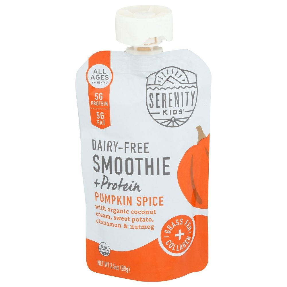 Serenity Kids Dairy Free Pumpkin Spice Smoothie Plus Protein, 3.5 Ounce -- 6 per case