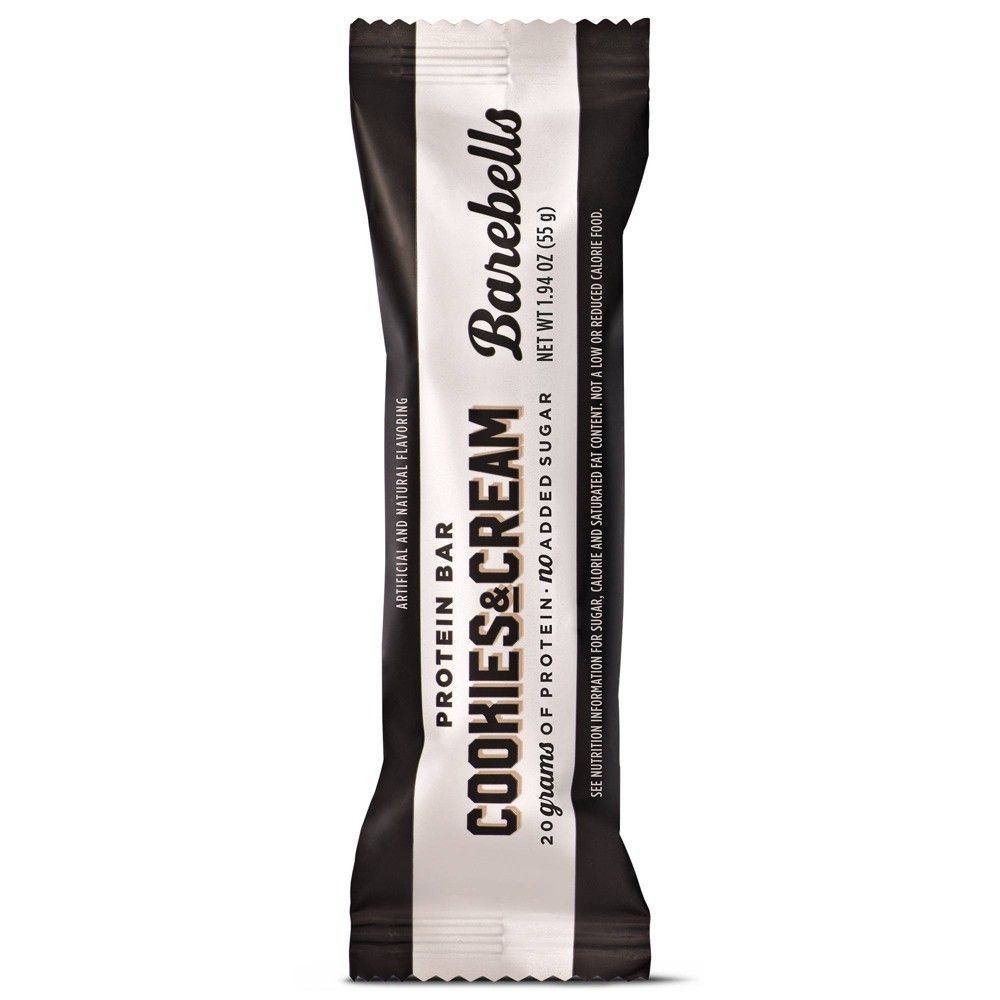 Barebells Cookie and Cream Protein Bar, 1.94 Ounce -- 12 per case
