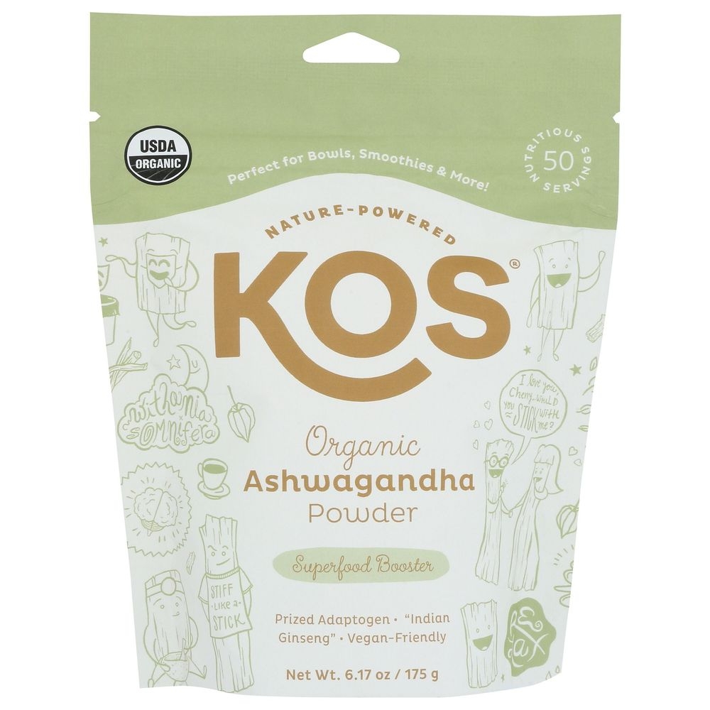 Kos Organic Ashwagandha Powder, 6.2 Ounce