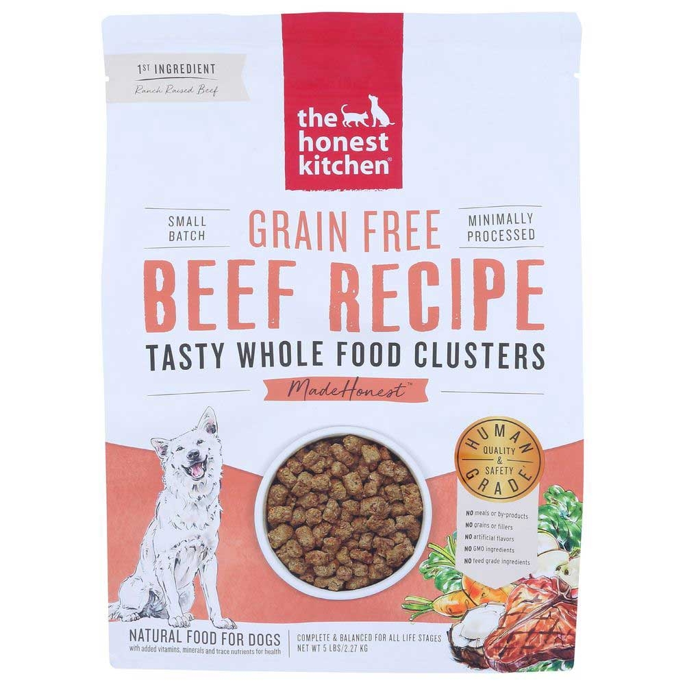 The Honest Kitchen Grain Free Beef Recipe Dog Food, 5 Pound -- 6 per case