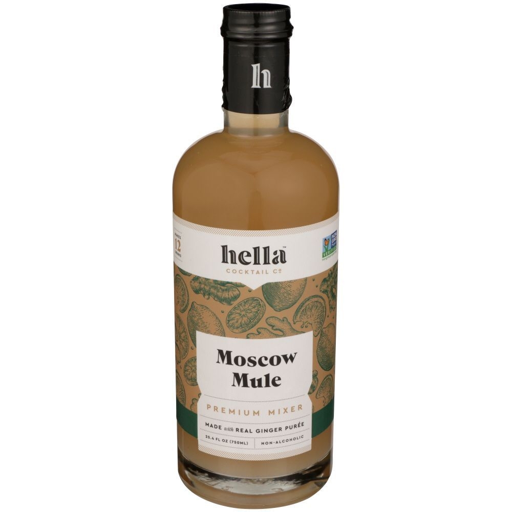 Hella Cocktail Moscow Mule Premium Mixer, 25.4 Fluid Ounce -- 6 per case