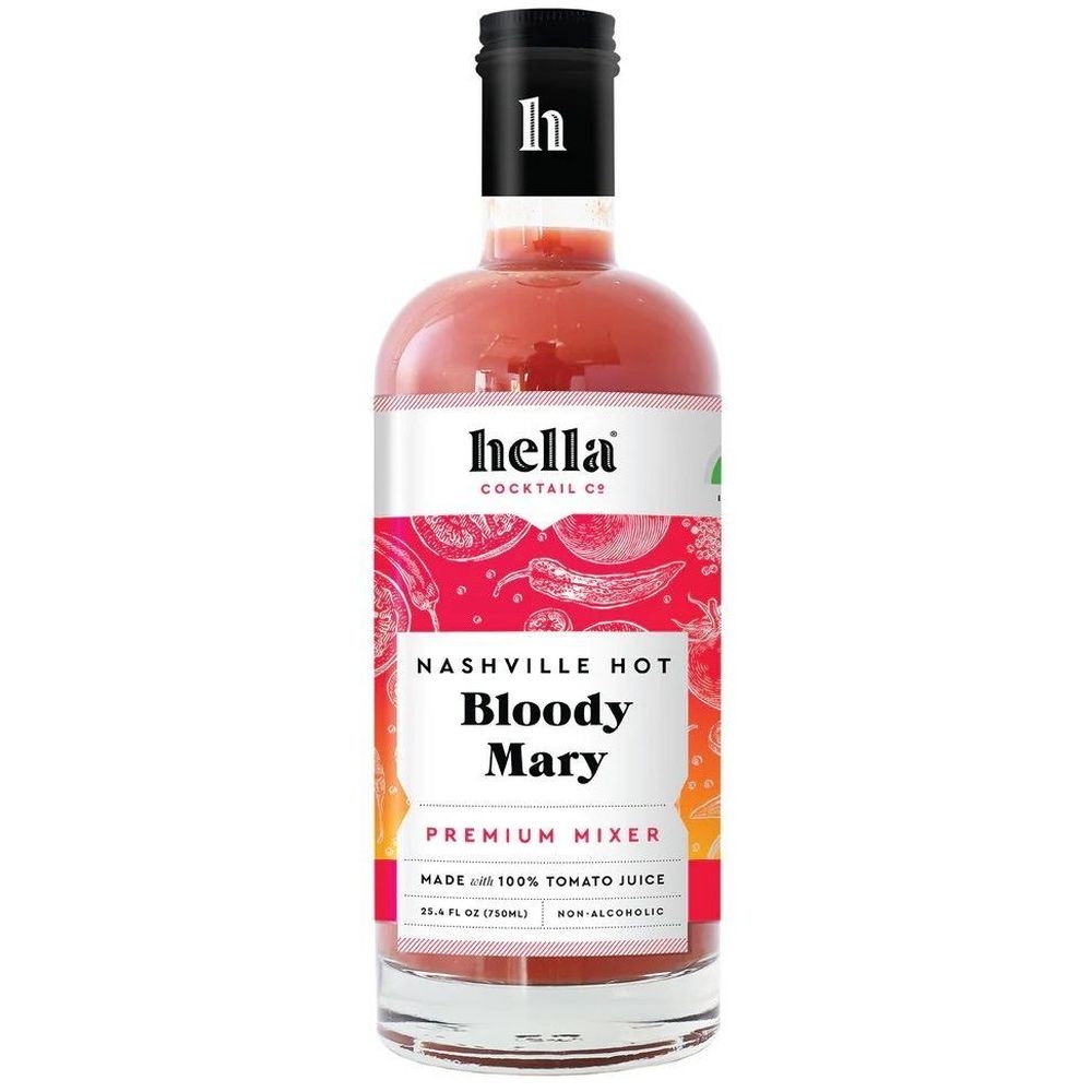 Hella Cocktail Nashville Hot Bloody Mary Premium Mixer, 25.4 Fluid Ounce -- 6 per case