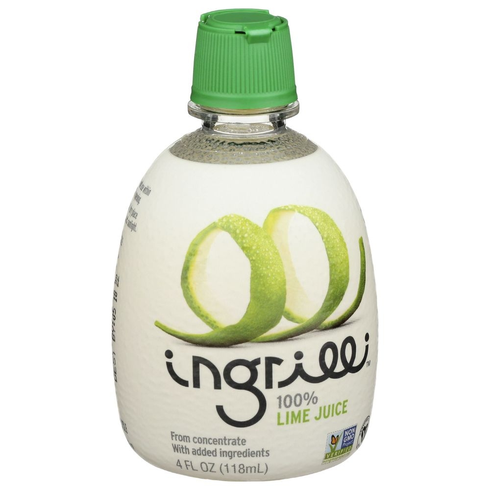 Ingrilli 100 Percent Lime Juice, 4 Fluid Ounce -- 24 per case