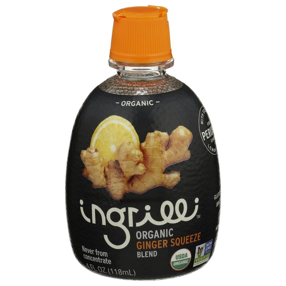 Ingrilli Organic Ginger Squeeze Blend, 4 Fluid Ounce -- 24 per case
