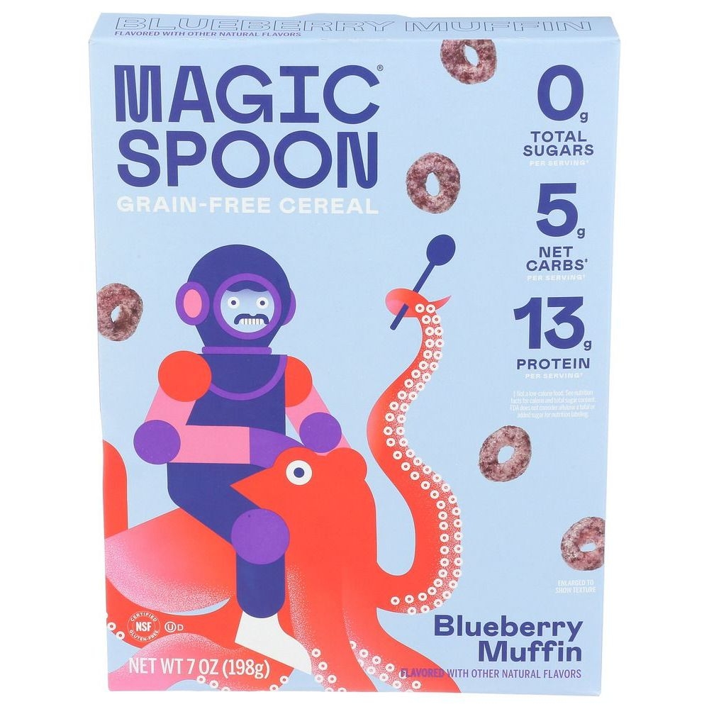 Magic Spoon Blueberry Muffin Cereal, 7 Ounce -- 8 per case