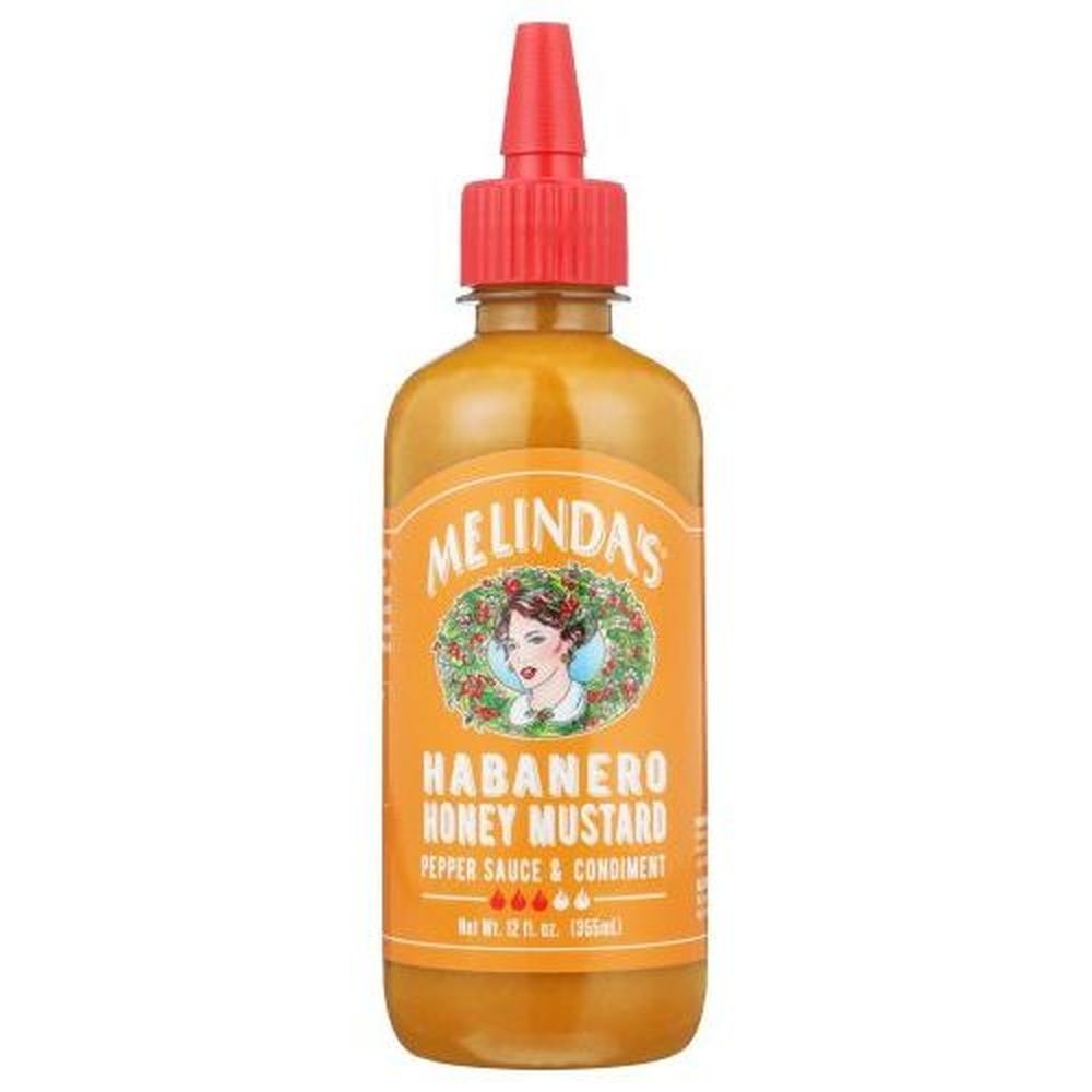 Melindas Habanero Honey Mustard Pepper Sauce and Condiment, 12 Ounce -- 6 per case