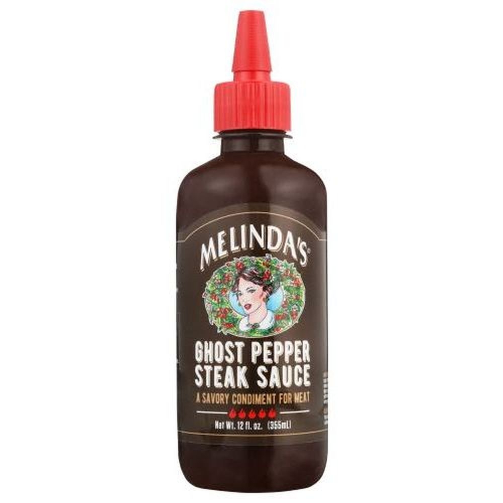 Melindas Ghost Pepper Steak Sauce, 12 Ounce -- 6 per case