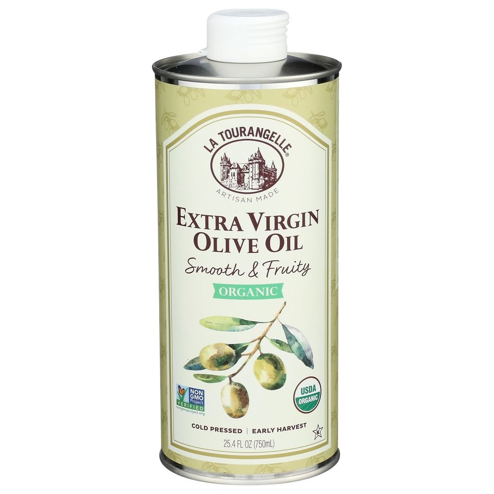 La Tourangelle Organic Extra Virgin Olive Oil, 25.4 Ounce -- 6 per case