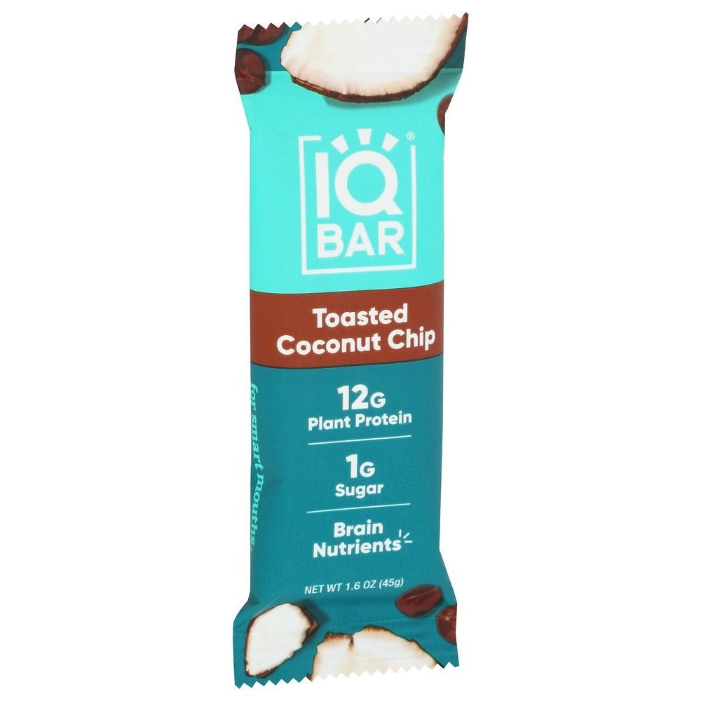 IQ Bar Toasted Coconut Chip Protein Bar, 1.6 Ounce -- 12 per case