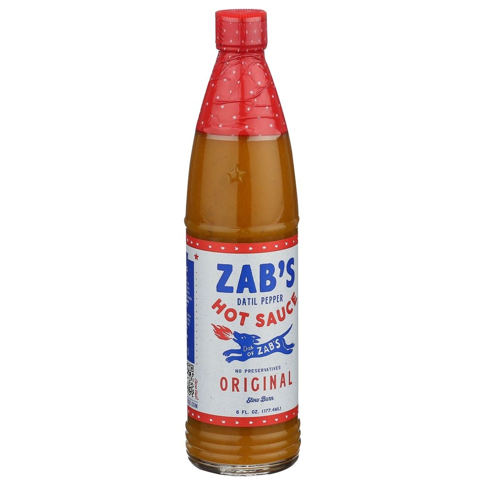 Zabs Original Datil Pepper Hot Sauce, 6 Fluid Ounce -- 6 per case