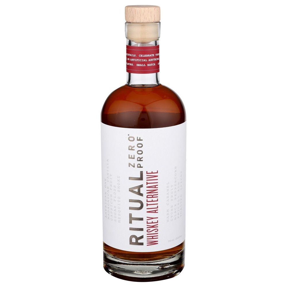 Ritual Zero Proof Whiskey Alternative, 25.4 Fluid Ounce -- 6 per case