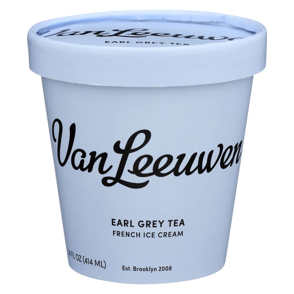 Van Leeuwen Earl Grey Tea Ice Cream, 14 Fluid Ounce -- 8 per case