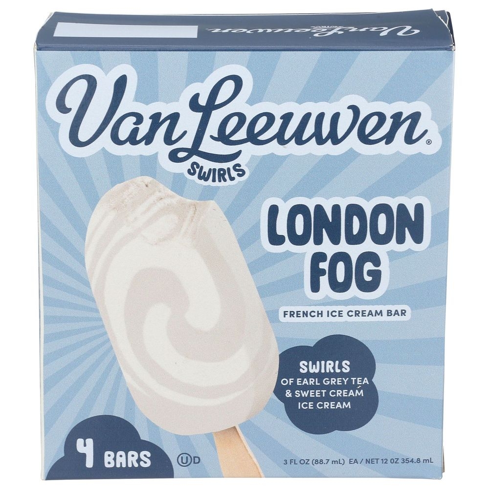 Van Leeuwen London Fog Ice Cream Bar, 12 Fluid Ounce -- 6 per case