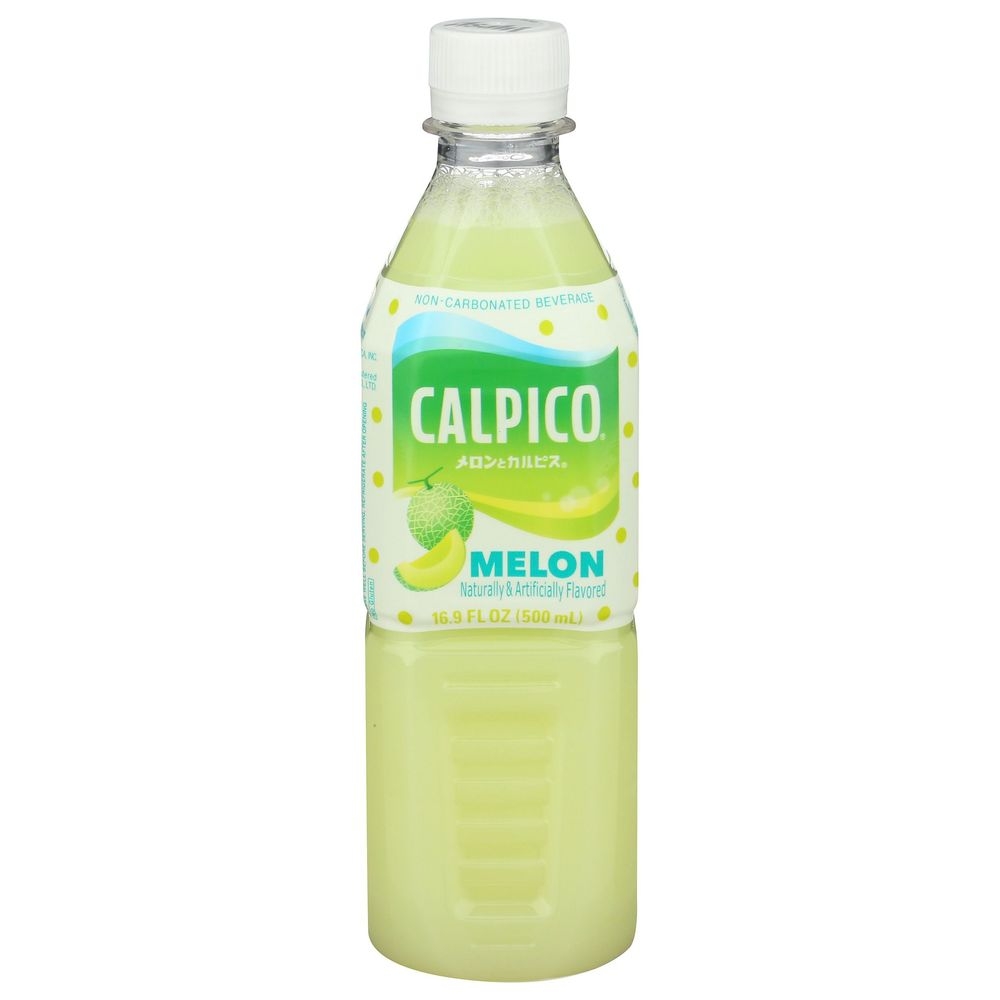 Calpico Melon Non Carbonated Beverage, 16.9 Fluid Ounce PET Bottle -- 6 per case