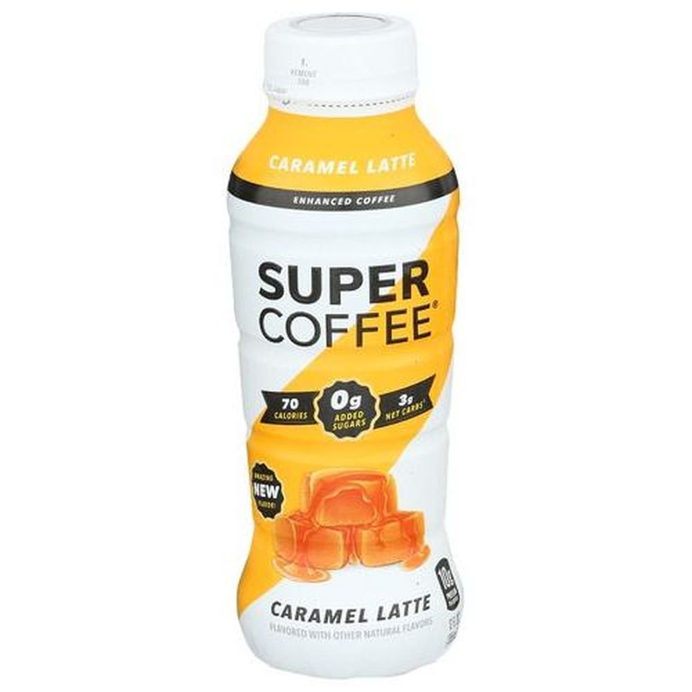 Super Coffee Caramel Latte Coffee, 12 Fluid Ounce -- 12 per case