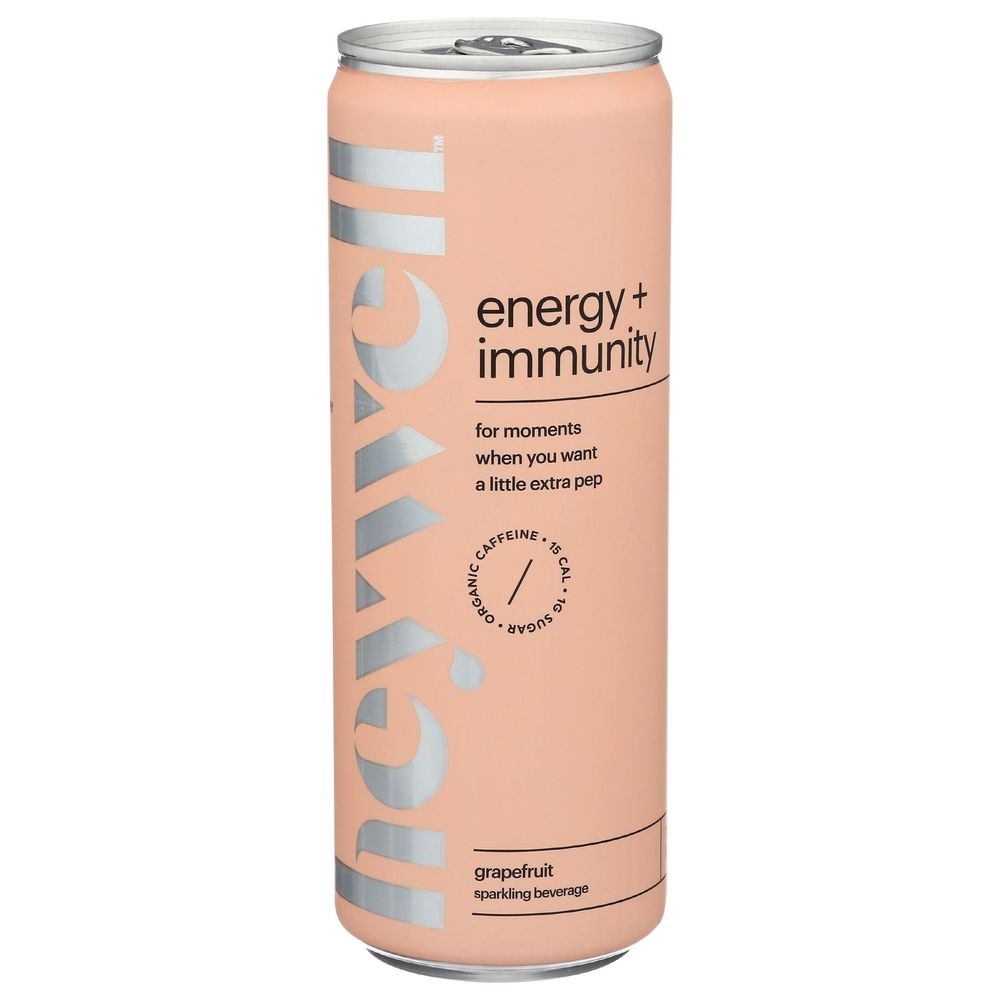 Heywell Energy Plus Immunity Grapefruit Sparkling Beverage, 12 Fluid Ounce -- 12 per case