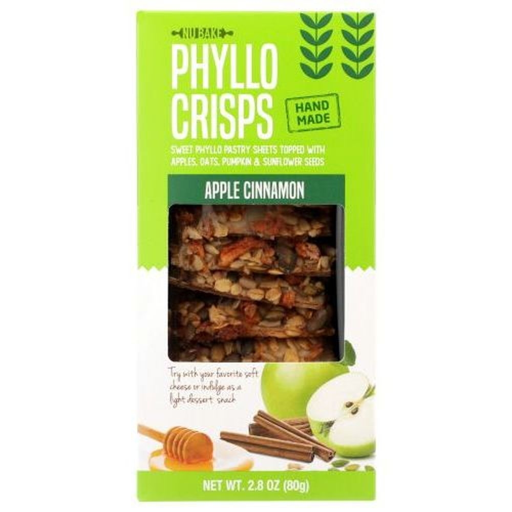 Nu Bake Apple Cinnamon Phyllo Crisps, 2.8 Ounce -- 12 per case