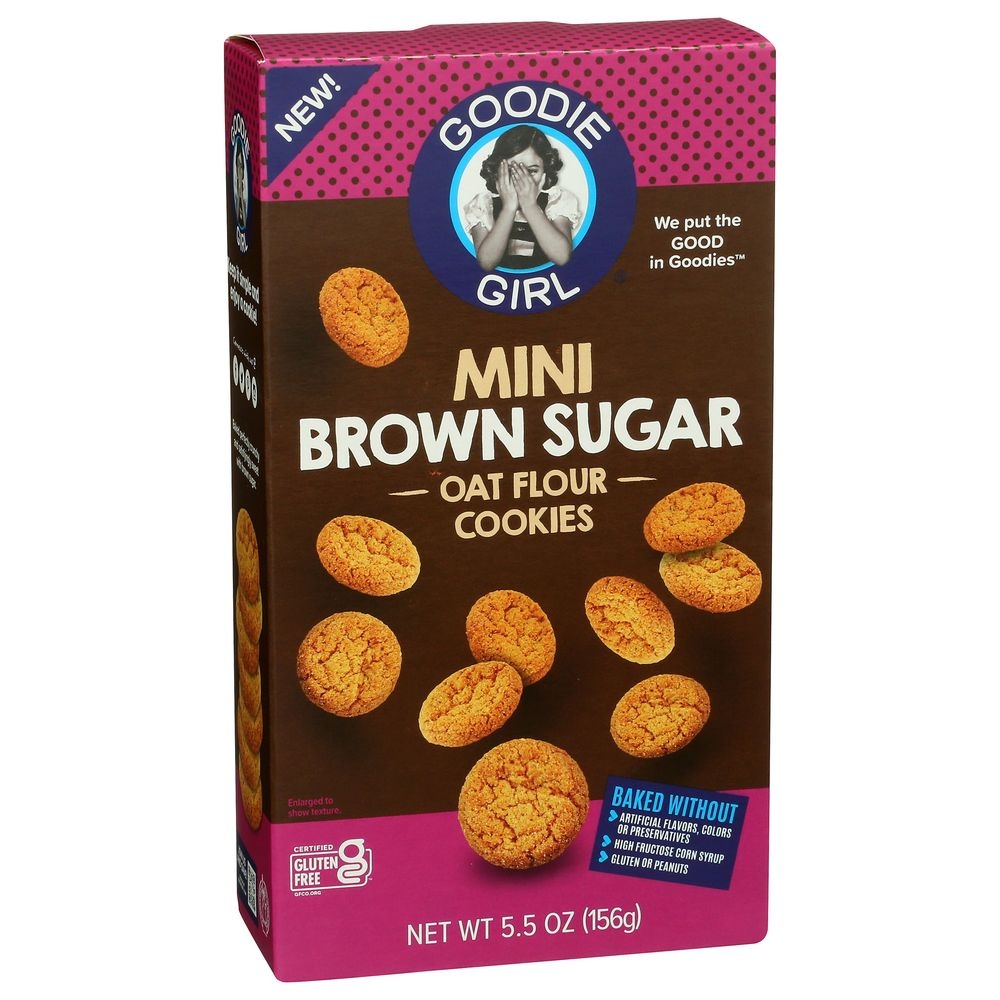 Goodie Girl Mini Brown Sugar Cookies, 5.5 Ounce -- 6 per case