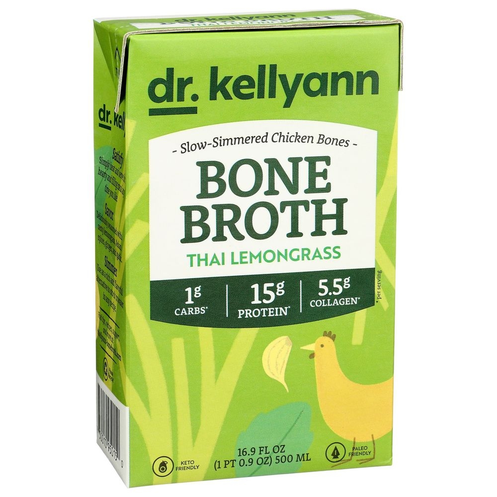 Dr. Kellyann Thai Lemongrass Bone Broth, 16.9 Fluid Ounce -- 6 per case