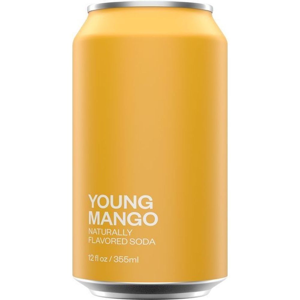 United Soda Of America Young Mango Soda, 12 Fluid Ounce -- 12 per case