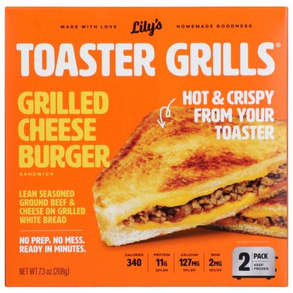 Lilys Toaster Grills Grilled Ham and Cheese Sandwich, 7 Ounce -- 8 per case