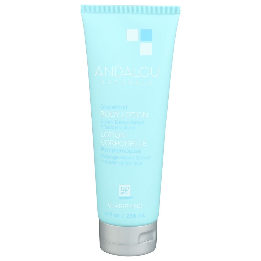 Andalou Naturals Clarifying Salicylic Acid Grapefruit Body Lotion, 8 Ounce