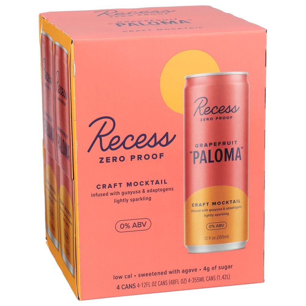 Recess Paloma Grapefruit Mocktail, 48 Fluid Ounce -- 6 per case